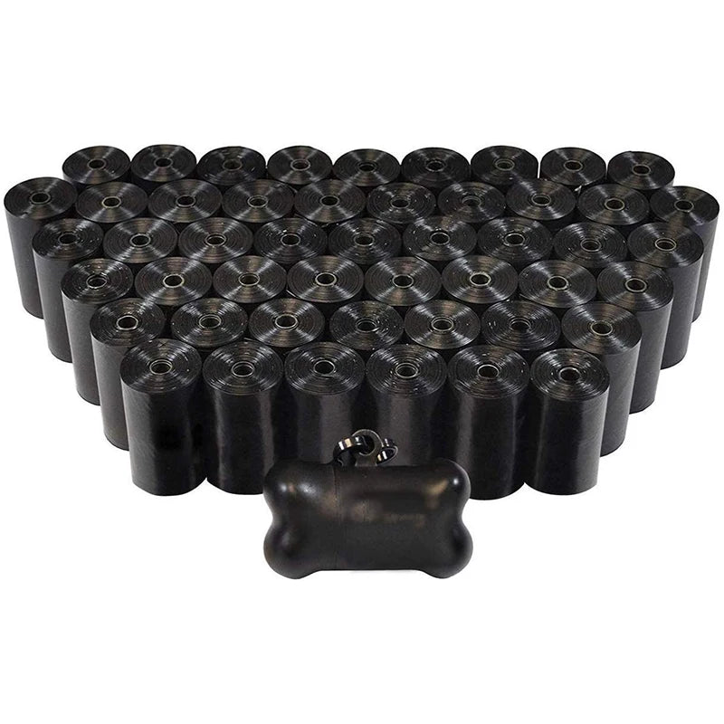 10 Rolls Paw Printing Dog Poop Bag  15 Bags/ Roll Large Cat Waste Bags Doggie Outdoor Home Clean Refill Garbage Bag