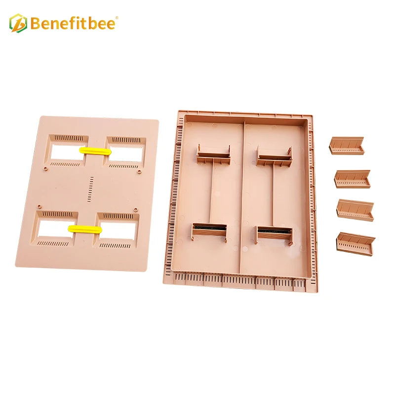 Benefitbee one layer 10 frames Langstroth beekeeping plastic bee hive box for beekeepers