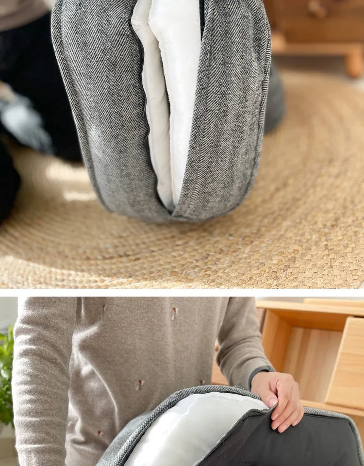 Deep sleep hexagonal dog sofa French fighting kennel dog bed fully removable and washable pet bed thick warm dog cushion