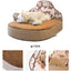 Bola kennel medium and large dog sofa bed removable and washable winter warm dog bed golden feather nest cushion pet supplies