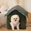 Outdoor Cat House Collapsible Winter Pet Shelter For Cats Outside Cat House With Removable Soft Mat For Outdoor Indoor Cats