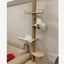 Cats Tree Floor Solid Wooden Cat Tree House Climbing Pets Furniture Adjustable Kitten Trees Tower Multilayer Cat Climbing Frame