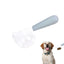 Dog Food Scoop Cat-Ear Shape Food Scoopers Kitten Food Measuring Cups Clear Convenient Scoops Bag Sealing Clip for Dry Dogs