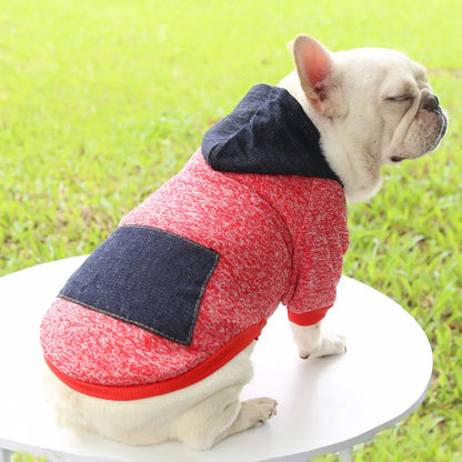 Winter Dog Clothes for Chihuahua Male Christmas Dog Sweatshirt for Bulldog  Hoodie for Large Dogs Pug Dog Accessories Yorkshire