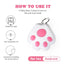 Dog Claw Mini Gps Tracker for Dogs Cat Children Elderly Anti-Lost Device Locator Tracer Pets Collar Key Tracking