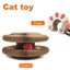 Cardboard Cat Toy Foldable Cat Scratch Board With Ball Kitty Scratching Post Cat Ball Track Toy Cat Accordion Toy Cat Scratcher