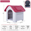 Plastic Dog Kennels Pet House with Door Modern Detachable Outdoor Indoor Waterproof Pet Houses