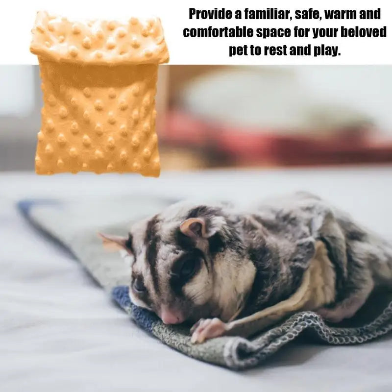 Sugar Glider Pouch Pet Hammocks Bed Warm Bed Hideout Comfortable Sleep Bag Bed House Nest Bed For Hamsters Hedgehogs Sugar