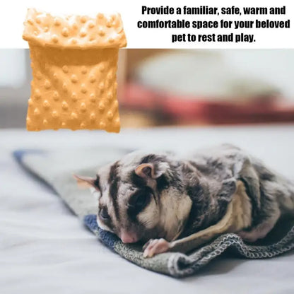 Sugar Glider Pouch Pet Hammocks Bed Warm Bed Hideout Comfortable Sleep Bag Bed House Nest Bed For Hamsters Hedgehogs Sugar