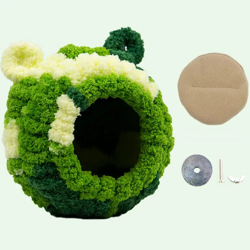 Parrot Breeding Nest Bed Versatile Bird Sleeping Hut Parakeet Sleeping Nest Breathable Bird Nest House Winter Warm Parrot Nest