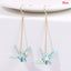Kranich Earrings Origami Miniblings Bird Cranes Faltkunst Senbazuru Paper