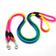 1Pcs Rainbow Nylon Dog Leash Training Dog  Personalized Leash Lead Strap Collar 130cm High Quality Dog Harness Color Randomly