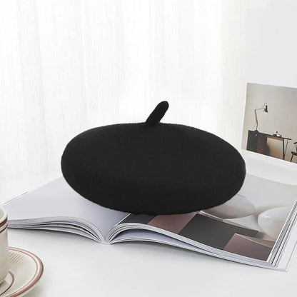 Wool Puppy Beret Adjustable Pet Hat for Cats Small Dogs Cute Beret Style Headwear for Kitten Comfortable Pet Fashion Accessories