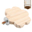 Bird Perches for Cage Natural Wooden Platform Stand for Parrot Bird Perch Stand Toy Stand Playground Budgie Toys Parakeet Cage