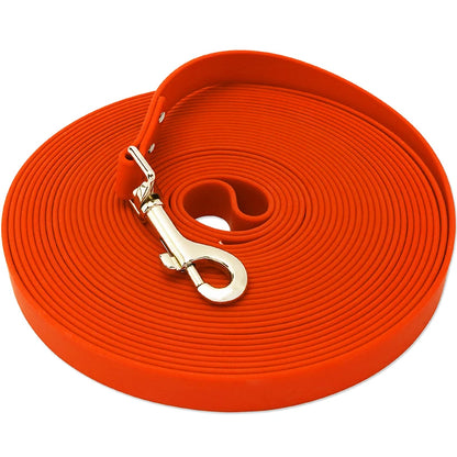 Strong PVC Dog Leash, Waterproof Long Dogs Lead, Reflective Recall, Tarining Tracking Rope, Easy to Clean, Leash for Small and L