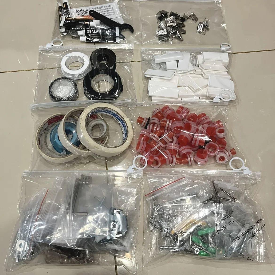 Clear Zipper Storage Bag Durable Travel Storage Bag Socks Stationery jewelry bag Waterproof Zipper Lock Self Seal Portable bag