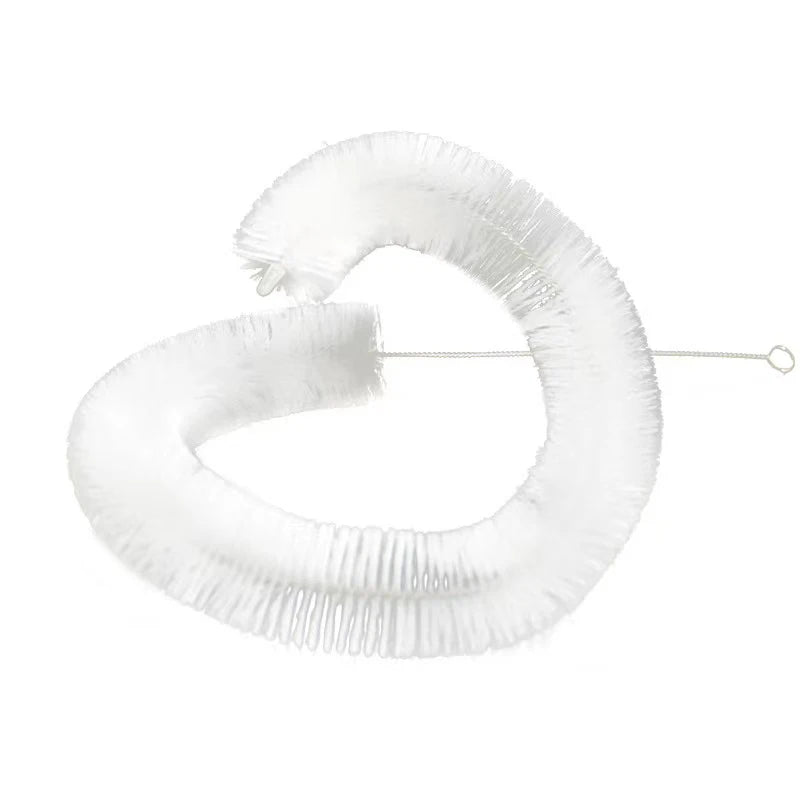 Aquarium Tube Pipe Cleaning Brush Stainless Steel Water Filter Air Tube Flexible Hose Aquarium Accessories Long Bristle Brush
