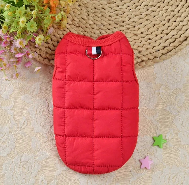 Pet Dogs Clothes Winter Cotton Dogs Vest Coats Windproof Warm For Small Medium Dog Clothing Puppy French Bulldog Chihuahua Perro