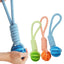 Durable Dog Rope Toys Ball on Rope, Tug of War Dog Toy Interactive Exercise Reward Toy for Medium Small Dogs,Rubber Dog Chew Toy