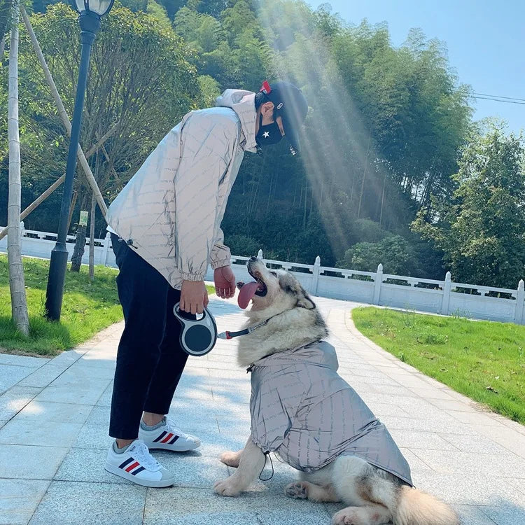 Pet Clothes  Pets Acessorios  Dog Clothing  Dog Costume Parent-child Wear Spring and Autumn One Color Eight Sizes