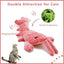 Pet Electric Plush Toy Puppy Dog Cat Interactive Plush Lobster Electric Toy Rechargeable Pet  Toy With Removable Catnip Bag