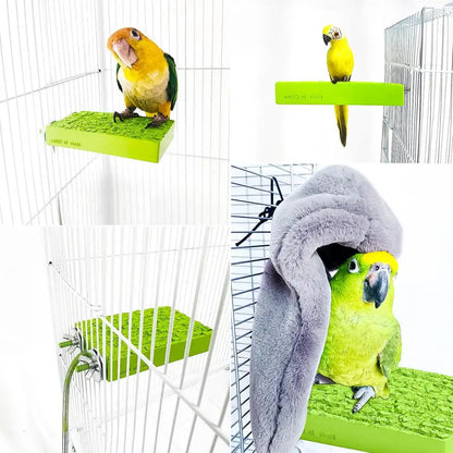 5W Bird Perches Heating Bird Perch Platform Safe Bird Perch Standing Warmer Pet Heated Toy For Birds Parrot Hamsters Chinchillas