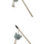 Cat Toy Cat Teaser Sticks Wooden Rod Funny Cat Stick Light Color Plush Doll Elastic Rope With Bell Cat Self-hi Toy