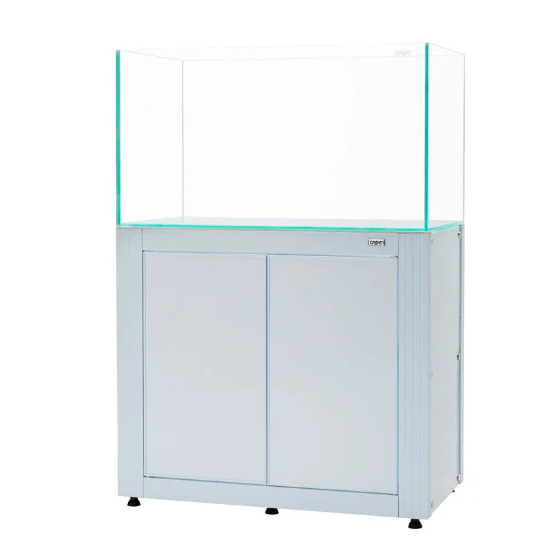 450L 119Gallon CADE Glass Aquarium Marine Fish Tanks With Cabinet