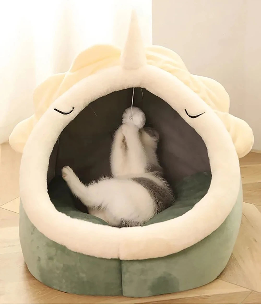 Washable pet lounger cushions, cat mat beds, warm and soft baskets, cozy warm cat kennels, house tents, small pet dogs, winter