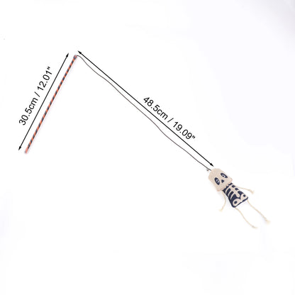 UXCELL 1 Pc Fashion Funny Cat Playing Rod Portable Spider Moon Halloween Toys Cat Playing Rod for Indoor