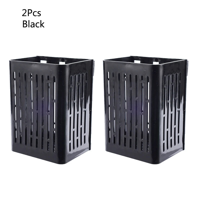 Aquarium Planting Basket Hydroponic Support Hangable Fish Tank Water Grass Cup Aquatic Plant Holder Wall Hanging Flower Pots