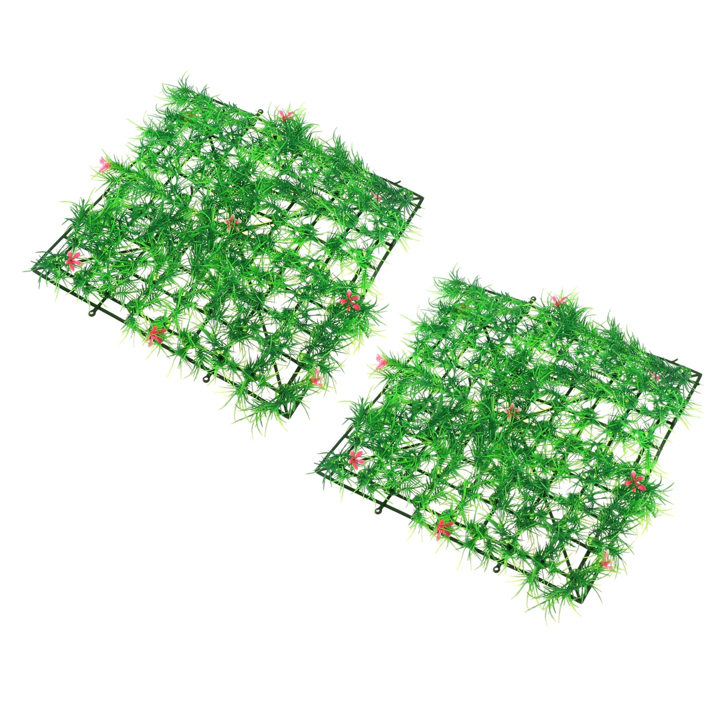 UXCELL 2 Pcs Aquarium Artificial Plastic Lawn Water Weeds Ornament Grass for Fish Tank Landscape Plants Decoration Accessories