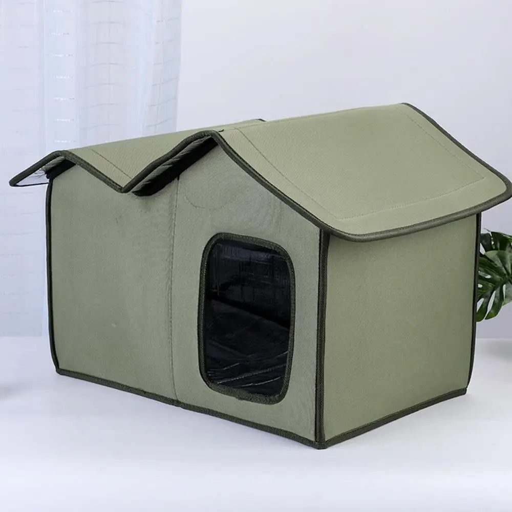Outdoor Cat Shelter Large Winter Insulated Pet House Waterproof Detachable Cat Shelter Washable Cat Nest Pet House For Cat Dog