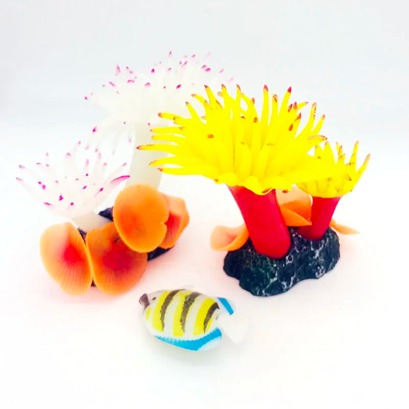 Artificial Underwater Coral  Aquarium Fish Tank Simulation Decoration Aquarium Backgrounds Plants Water Grass Accessories Home