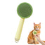 Self Cleaning Cat Brush Pet Cleaning Brush Pet Brush for Grooming Hair Removal with Release Button and Ergonomic Handle