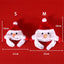 Pet Christmas Hat for Small Dog Cosplay Accessories Soft Plush Cartoon Snowman Cat Head Wear Winter New Year French Bulldog Caps