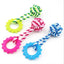 Pet Toy Chew Teething Cotton Rope Knot Ball Toys For Dog Tooth Clean Ball Bite-Resistant  Dog Chew Puppy Training InteractiveToy