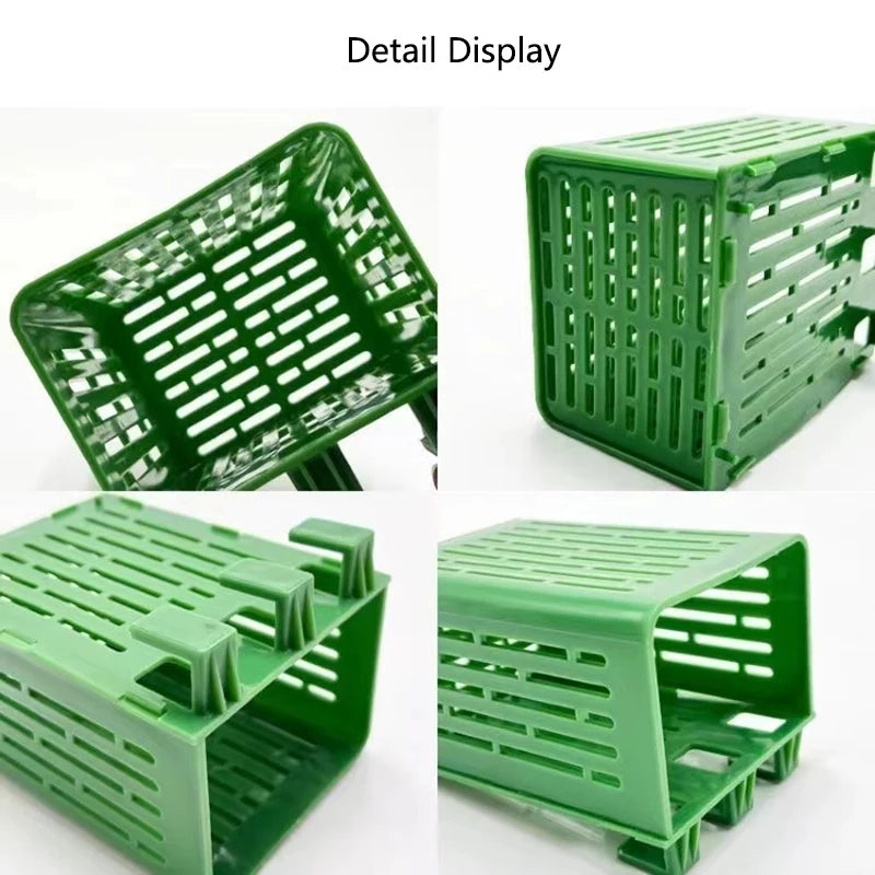 Aquarium Planting Basket Hydroponic Support Hangable Fish Tank Water Grass Cup Aquatic Plant Holder Wall Hanging Flower Pots