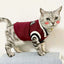 Pet Solid Costume  Cat Clothes Autumn Winter Jacket Christmas Sweater for Small Dog Cats Kitten Clothing Puppy Vest Kitty Outfit
