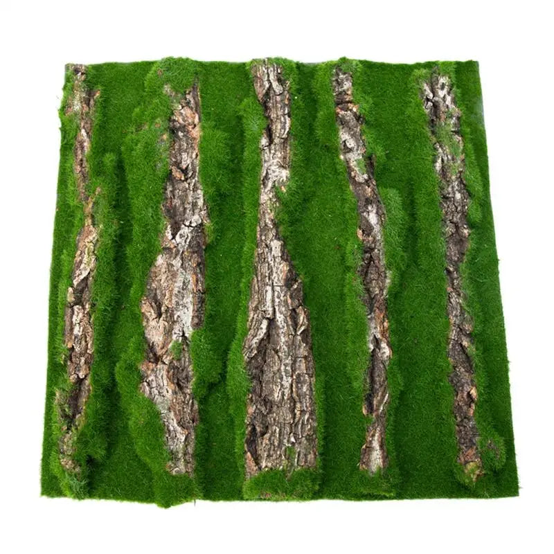 Reptile Cork Terrarium Background Lizard Habitat Decorations Bark Backdrop Reptile Habitat Decor With Artificial Moss for Gecko