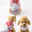 Summer Small Dog Shirt Clothes Vest Down Jacket Cartoon Cute Chihuahua Tshirt Puppy Yorkshire Terrier Puppy Bulldog Ropa Perro