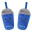 Dog Plush Toy Funny Cute Plush Stuffed Cola Cup Drink Pet Toy Squeaky Sound Large Medium And Small Dog Toys Fleece Squeak Toys