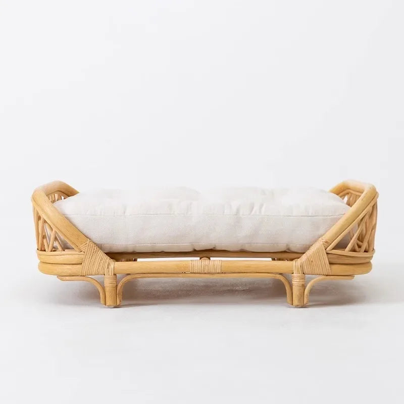 Dog bed universal cat litter pet bed rattan dog bed rattan kennels medium and small dogs winter and summer pet litter