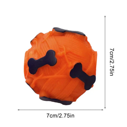 Treat Dispenser Toys For Dogs Interactive Puppy Squeaky Treat Dispenser Ball Dog Teeth-Grinding Toy Puppy Puzzle Slow Feeder