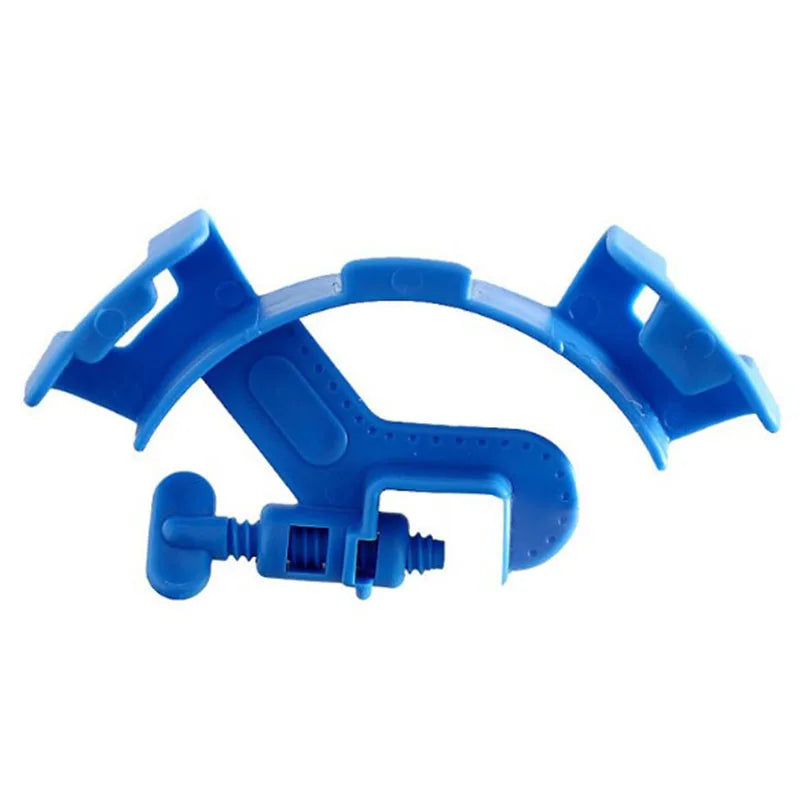 1Pc Blue Aquarium Water Tube Holder Water Pipe Hose Mount Bracket for 8-16mm Pipe Water Tubes Fixed Clip Fish Tank Hose Clamp