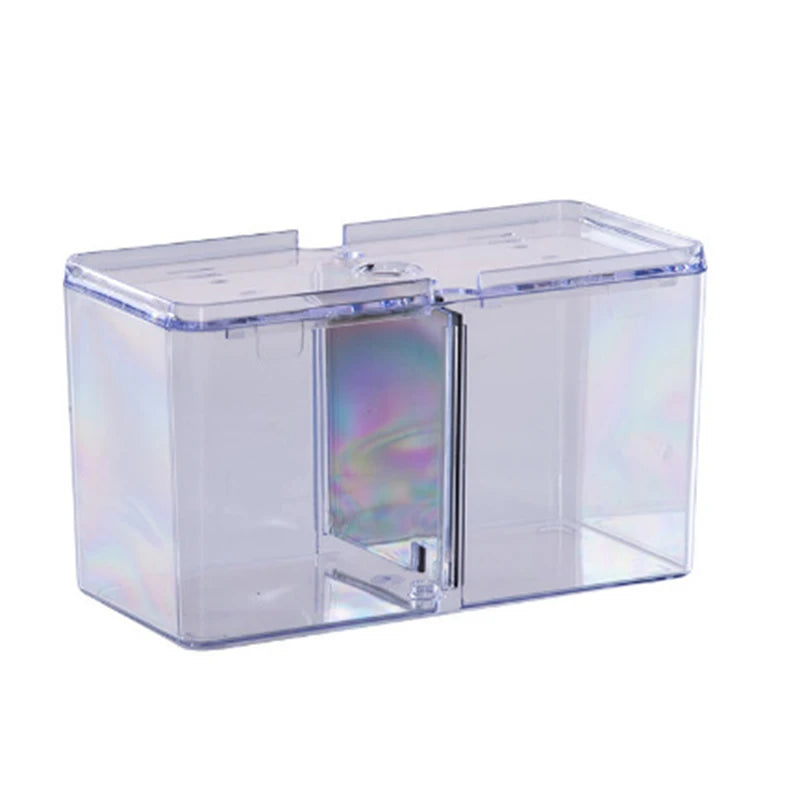 Transparent Acrylic Two Splits Guppy Fish Tank Aquarium Betta Fish Bowl Transparent Aquarium Hatchery Breeding Isolation Box