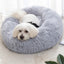 Circular Cat Bed with Plush Insulation Deep Sleep for Pets Soft Macaron Pet Mat Removable and Washable Suitable for All Seasons