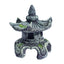 Resin Artificial Fish Tank Ancient Pavilion Decoration Aquarium Rock Cave Building Decoration Aquatic Landscaping Ornament Decor