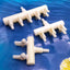Aquarium Air Splitter Valve Fish Tank Air Pump Flow Splitter Distributor Pump Valve Tap Lever Control Switch Valves Accessories