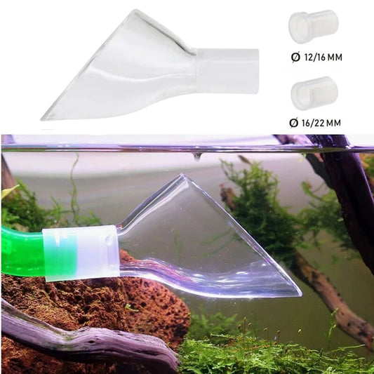 1Set Acrylic Aquarium Fish Tank Water Pump Filter Water Outlet Nozzle Return Pipe Fitting Aquarium Accessories  Pipe WaterOutlet